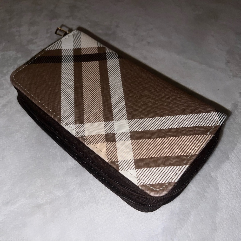 Brown-cream wallet
